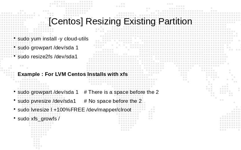 CentOS 使用 LVM 调整分区大小